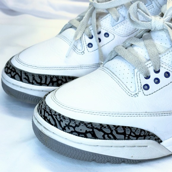 Nike Air Jordan 3 Retro Sneakers Men 9.5  Women 10.5 Dark Iris CT8532-105 W/ Box main image 13